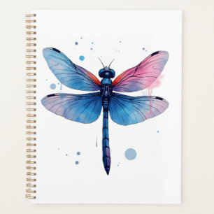 Schöne Natur Farbige Grafik Muster Libelle Planer