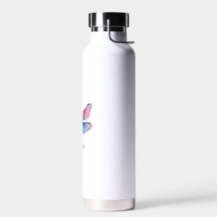 Schöne Natur Farbige Grafik Muster Libelle Trinkflasche
