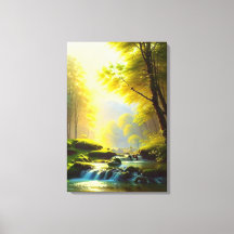 Schöne Natur Landschaft Canvas Print