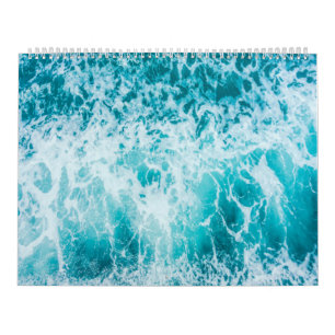 Schöne Natur und schöne Strände mit Ozean Wave  Kalender