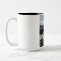 Schöne Naturlandschaft Zweifarbiges Kaffeetasse