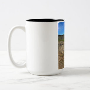 Schöne Naturlandschaft Zweifarbiges Kaffeetasse