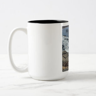Schöne Naturlandschaft Zweifarbiges Kaffeetasse