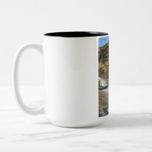 Schöne Naturlandschaft Zweifarbiges Kaffeetasse