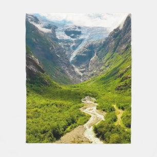 Schöne Naturszene aus Norwegenreise, Abenteuer Fleecedecke