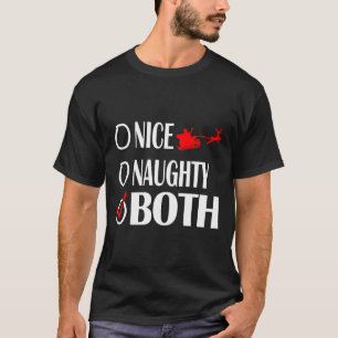 Schöne, naughe Weihnachten Beide lustig T-Shirt