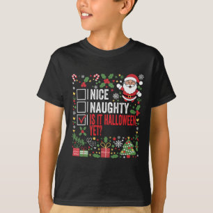 Schöne Naughty ist es Halloween, aber sonnige Weih T-Shirt