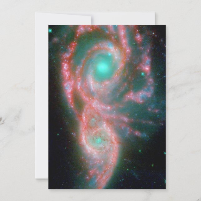 Schöne Nebel-Weltraumfotografie Einladung (Vorderseite)
