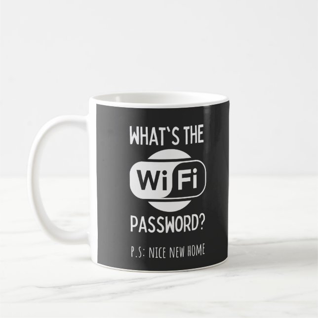 schöne neue Zuhause Kaffeetasse (Links)