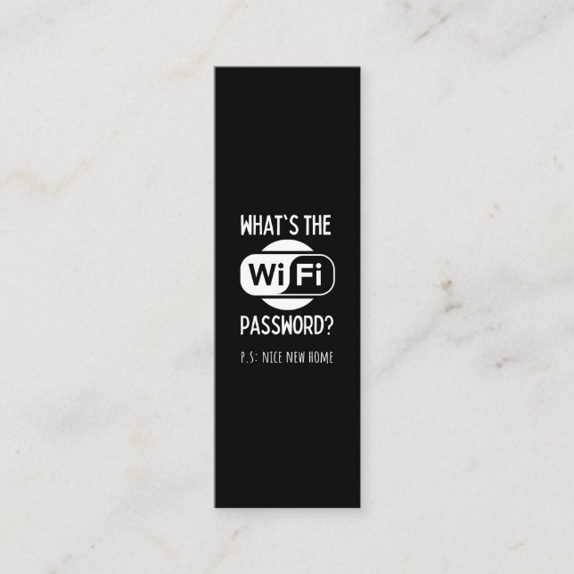 schöne neue Zuhause Treuekarte (Vorderseite)