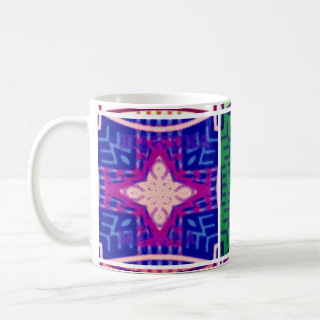 Schöne, neueste afrikanische Print-Tasse Kaffeetasse (Links)
