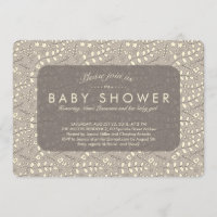 Schöne, neutrale Beige Muster Kinderdusche lädt ei