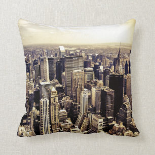 Schöne New- York Citywolkenkratzer-Skyline Kissen