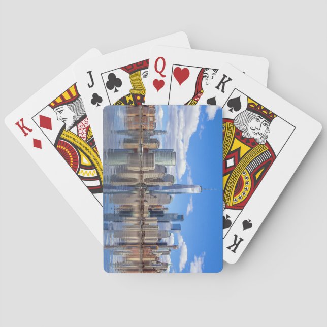 Schöne New York Skyline Spielkarten (Rückseite)