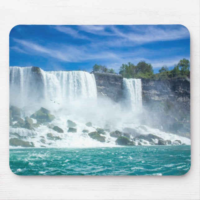 Schöne Niagarafälle am Mittag Mousepad (Vorne)