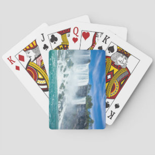 Schöne Niagarafälle am Mittag Spielkarten