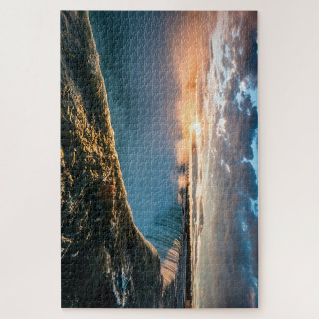 Schöne Niagarafälle bei Sonnenaufgang (Vertikal)