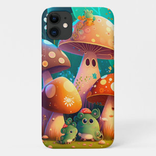 Schöne niedliche Babypilze Case-Mate iPhone Hülle
