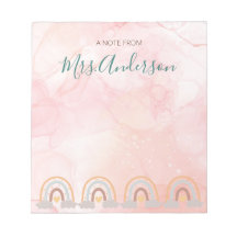 Schöne Niedliche Boho Rainbow Lehrer Wertschätzung