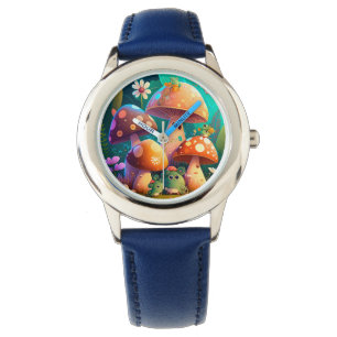 Schöne niedliche Pilze Armbanduhr