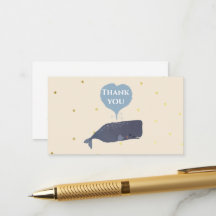 Schöne Niedliche Whale Baby Dusche Danke