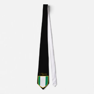 Schöne Nigeria-Flagge Krawatte