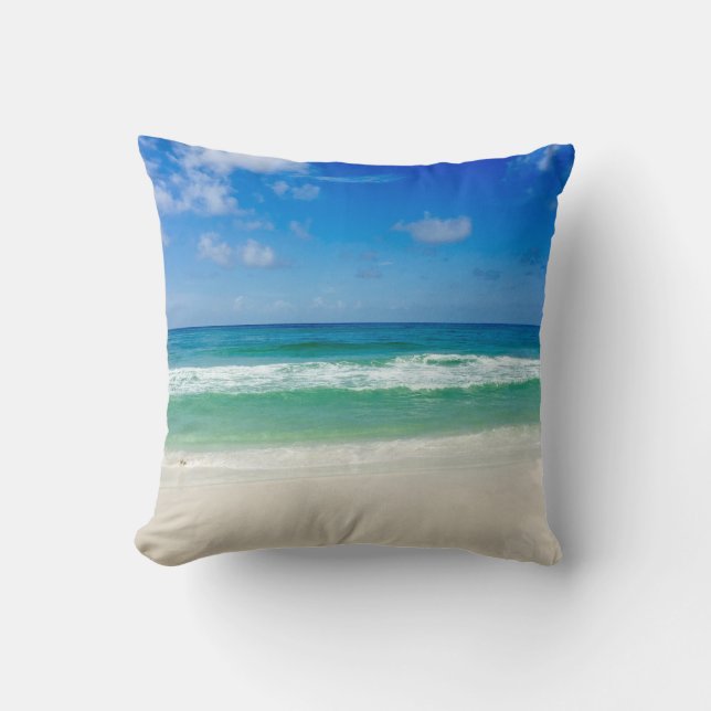 Schöne Ocean Fotografy Custom Beach House Kissen (Vorderseite)