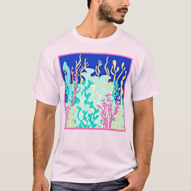 Schöne Ocean Patterns Design. Jetzt kaufen T-Shirt (Vorderseite)