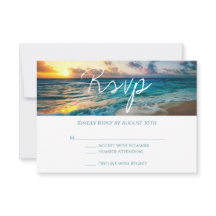 Schöne Ocean Waves Summer Beach Hochzeit