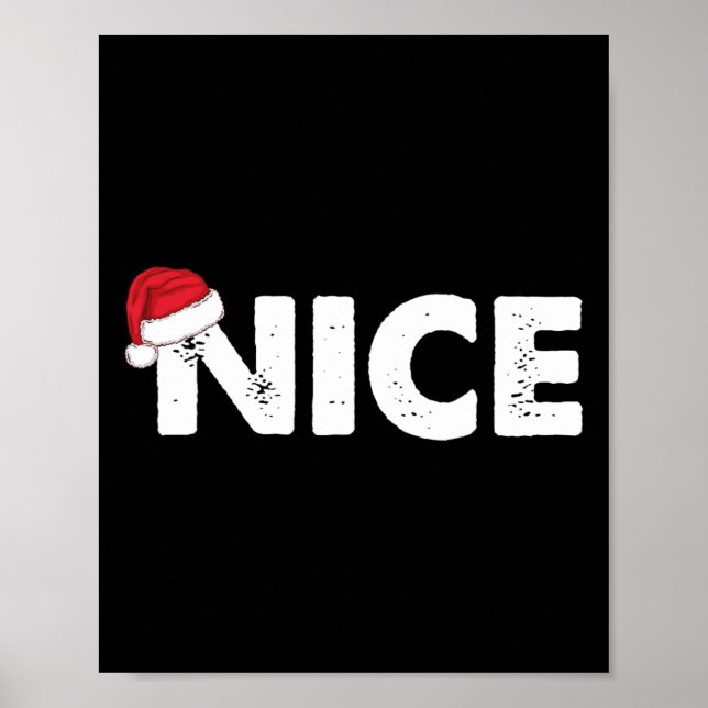 Schöne oder böse Weihnachts-Paare Poster (Vorne)