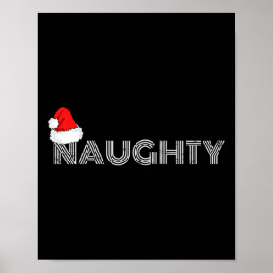 Schöne oder schöne Weihnachtsfamilie Pajamas Poster
