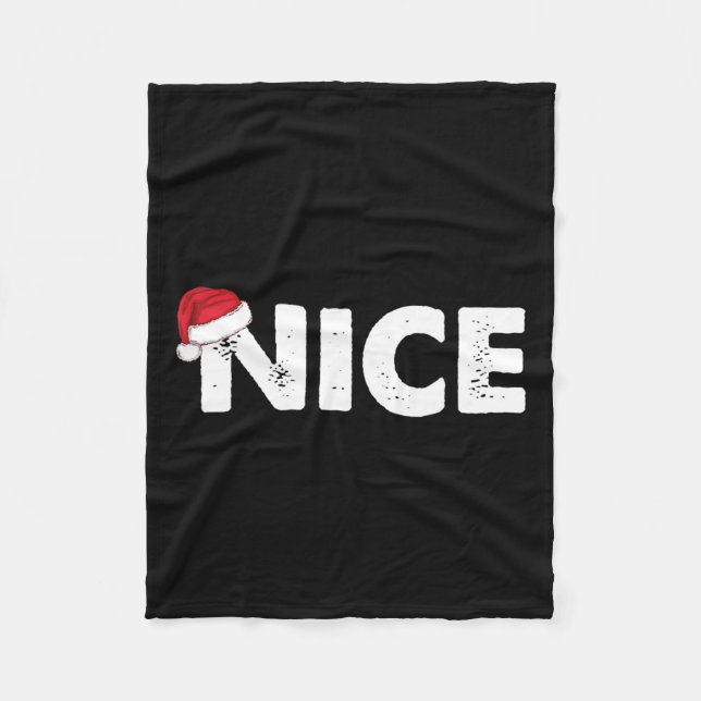 Schöne oder schöne Weihnachtszeit Fleecedecke (Vorderseite)