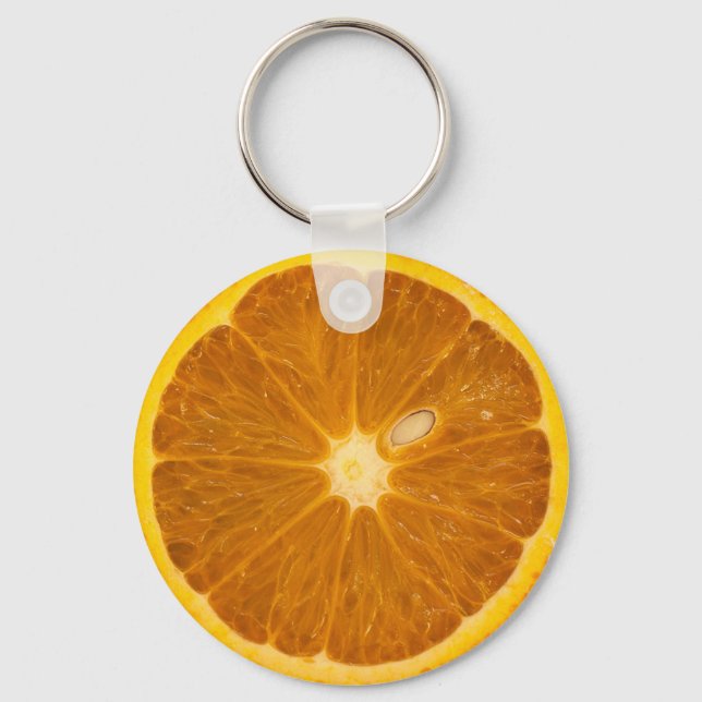 SCHÖNE ORANGE SLICE KERING SCHLÜSSELANHÄNGER (Vorderseite)
