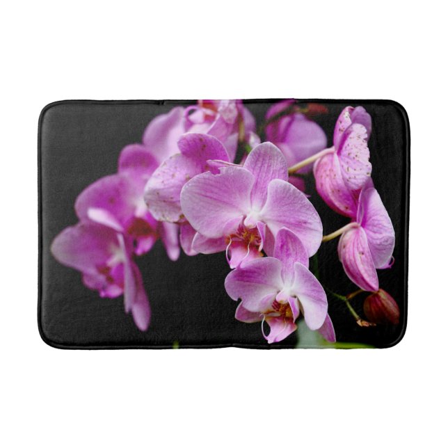 Schöne Orchideen-Bad-Matte Badematte (Vorderseite)
