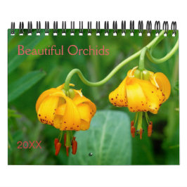 Schöne Orchideen Naturfotografie Kalender