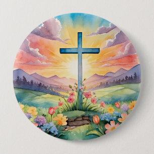 Schöne Osterfarben Kunst, Dichtung und Musik Button