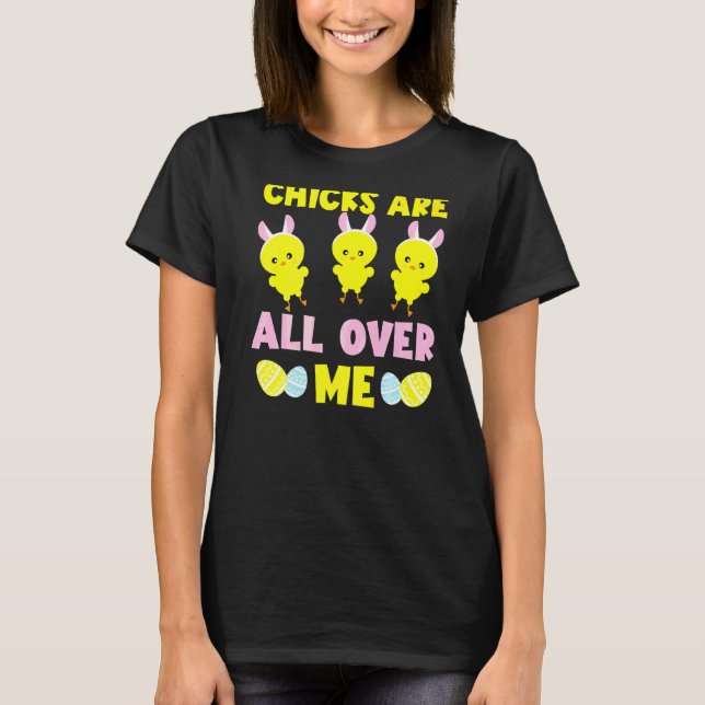 Schöne Osterstäbchen sind überall T-Shirt (Vorderseite)