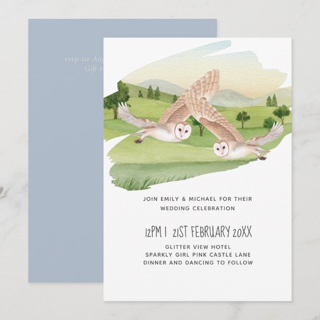 Schöne OWLS-Hochzeit (Vorne/Hinten)