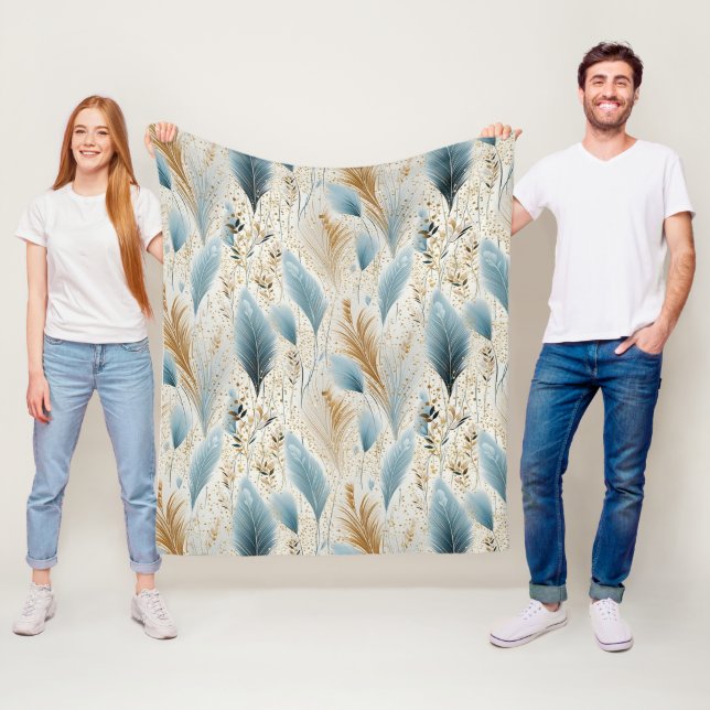 Schöne Pampas Grass Fleecedecke (Beispiel)