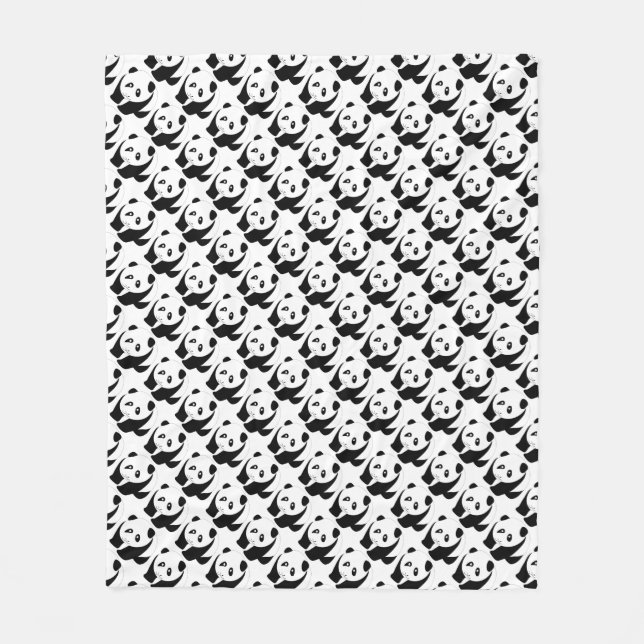 Schöne Panda Fleecedecke (Vorderseite)