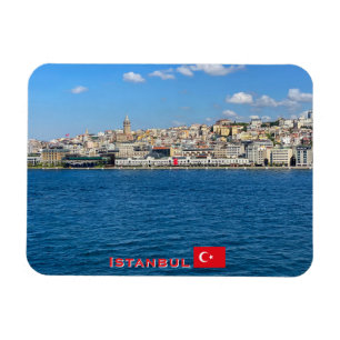 Schöne Panorama von Istanbul Reise Magnet