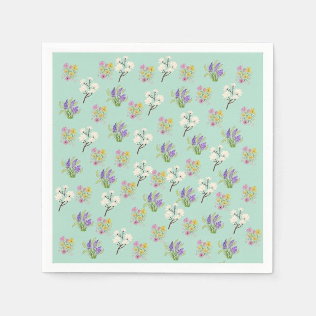 Schöne Papiertücher Serviette (Vorderseite)