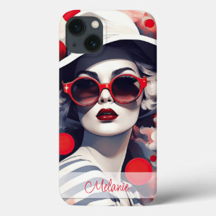 Schöne Pariser Frau personalisieren Case-Mate iPhone Hülle