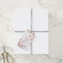 Schöne Pastel Babydusche Geschenkanhänger