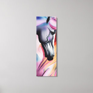 Schöne Pastel Unicorn Leinwanddruck