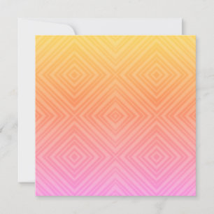 Schöne Pastell Hypnotische Diamant Moderne Pop Art Mitteilungskarte