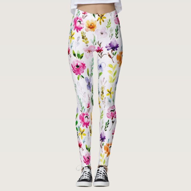 Schöne Pastelle Leggings (Vorderseite)