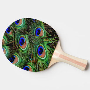Schöne Peacock Feathers  Tischtennis Schläger