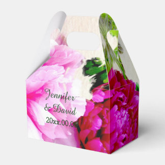 Schöne Peonies Hochzeitsgable Gvor Box Geschenkschachtel