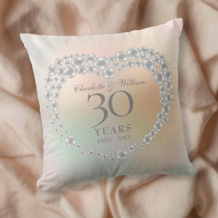 Schöne Perle 30. Jubiläum Kissen